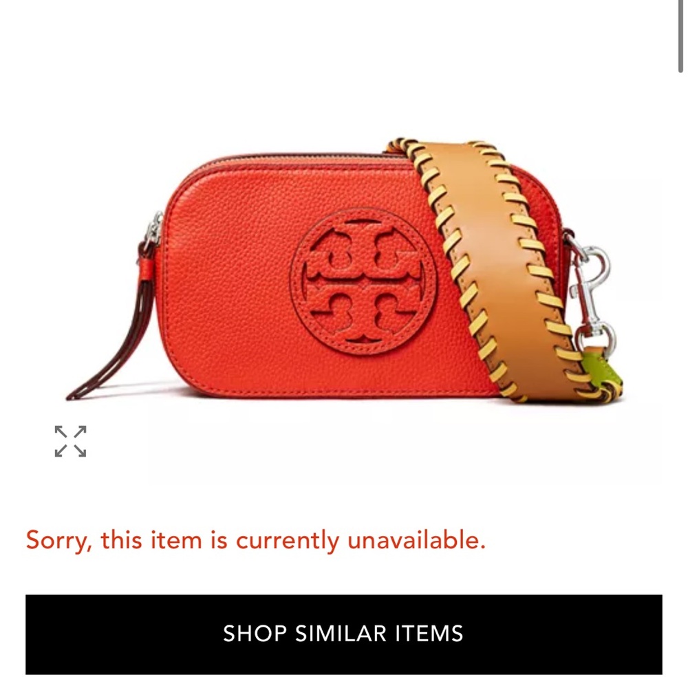 Tory Burch Vibrant Orange Crossbody Bag